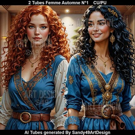 2 Tubes Femme Automne N°2