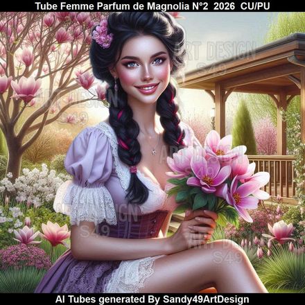 Tube Femme Parfum de Magnolia N°2  2026