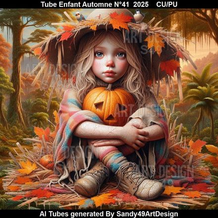 Tube Enfant Automne N°41    2025
