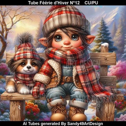 Tube Féérie d'Hiver N°12