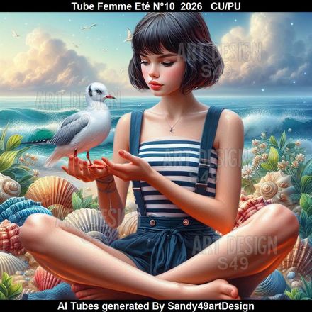 Tube Femme Eté N°10  2026