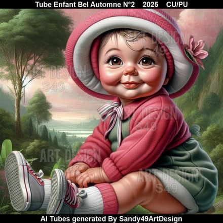 Tube Enfant Bel Automne N°2    2025