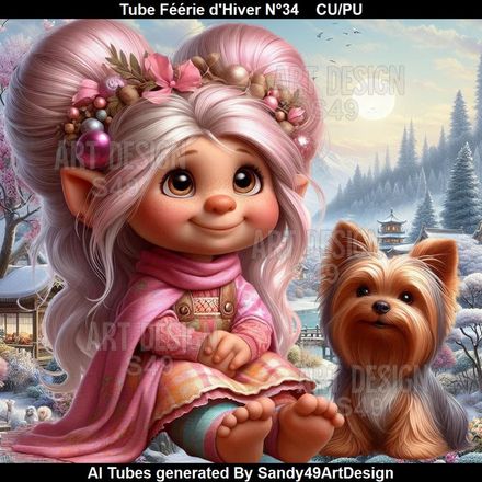 Tube Féérie d'hiver N°34