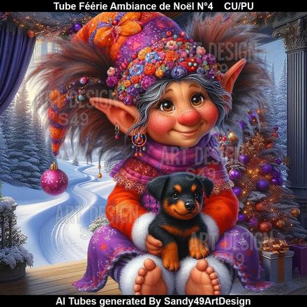 Tube Féérie Ambiance de Noël N°4