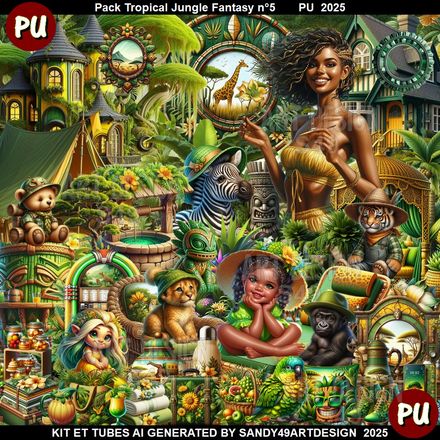Pack Tropical Jungle Fantasy N°5