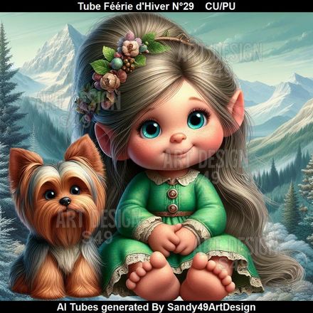 Tube Féérie d'hiver N°29