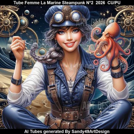 Tube Femme La Marine Steampunk N°2  2026