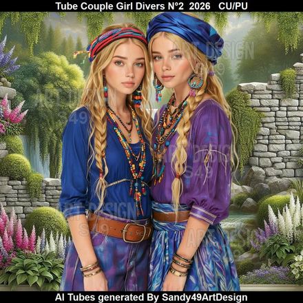 Tube Couple Girl Divers N°2  2026