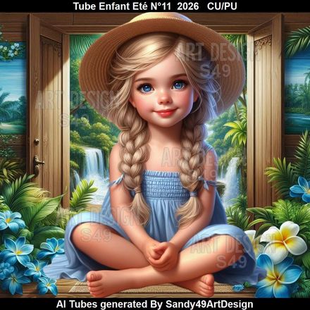 Tube Enfant Eté N°11  2026