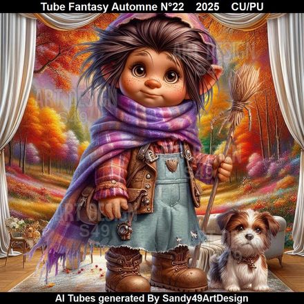 Tube Fantasy Automne N°22    2025