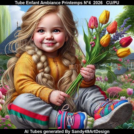Tube Enfant Ambiance Printemps N°4  2026