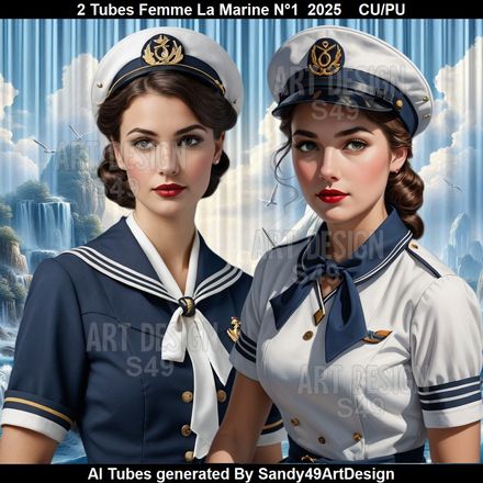 2 Tubes Femme La Marine N°1  2025