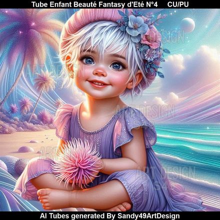 Tube Enfant Beauté Fantasy d&#x27;Eté N°4