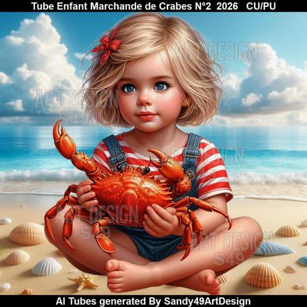 Tube Enfant Marchande de crabes N°2  2026
