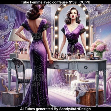 Tube Femme avec coiffeuse N°39