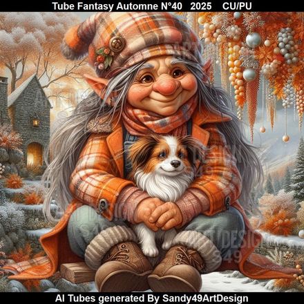 Tube Fantasy Automne N°40   2025