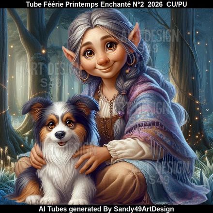 Tube Féérie Printemps Enchanté N°2  2026