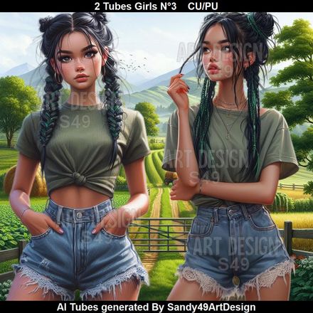 2 Tubes Girls N°3