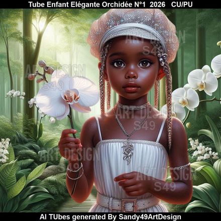 Tube Enfant Elégante Orchidée N°1  2026