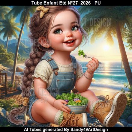 Tube Enfant Eté N°27  2026