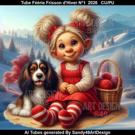 Tube Féérie Frisson d'Hiver N°1  2026