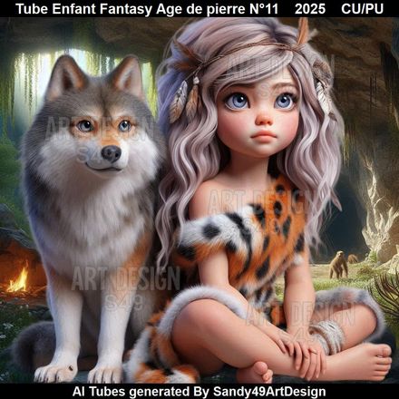 Tube Enfant Fantasy Age de pierre N°11