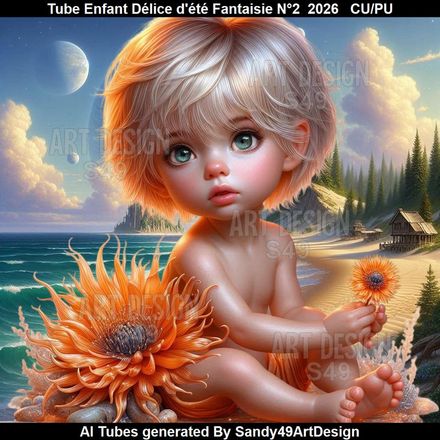 Tube Enfant Délice d'été Fantaisie N°2  2026