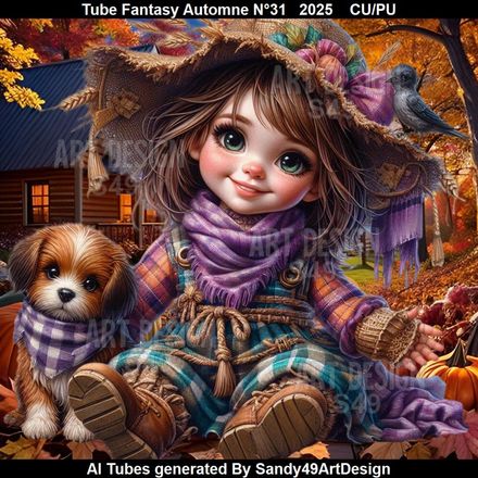 Tube Fantasy Automne N°31   2025