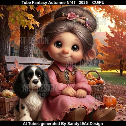 Tube Fantasy Automne N°41   2025