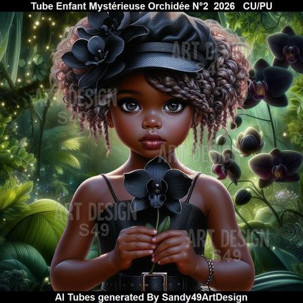 Tube Enfant Mystérieuse Orchidée N°2  2026