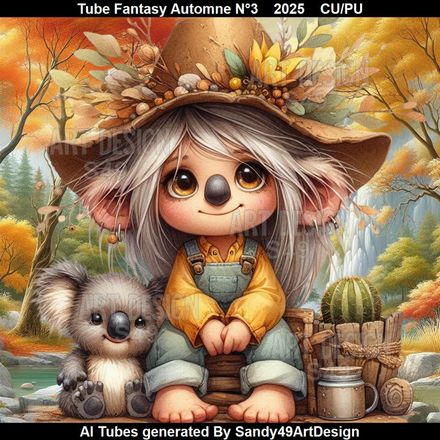 Tube Fantasy Automne N°3    2025