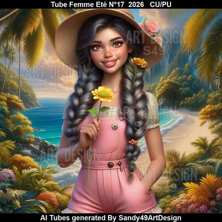Tube Femme Eté N°17  2026