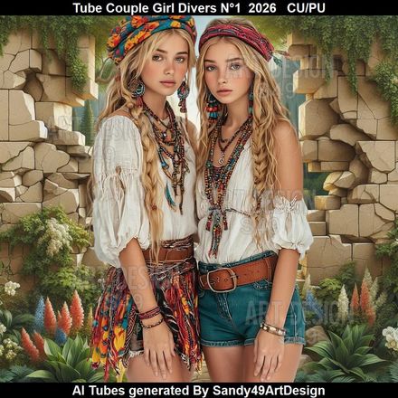 Tube Couple Girl Divers N°1  2026