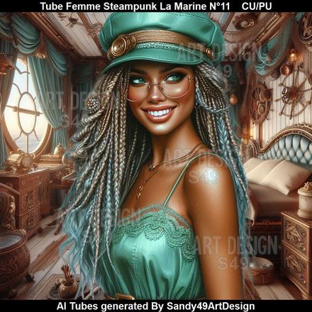 Tube Femme Steampunk La Marine N°11