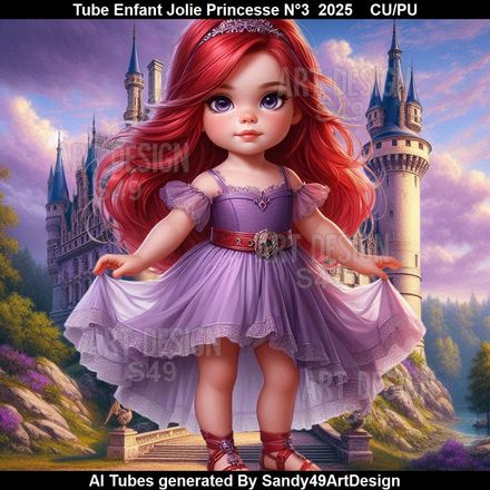 Tube Enfant Jolie Princesse N°3