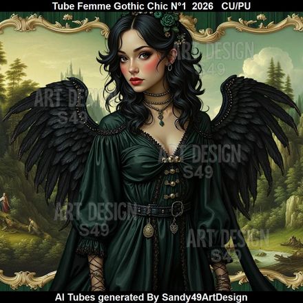 Tube Femme Gothic Chic N°1  2026