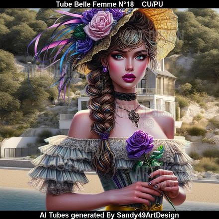 Tube Belle Femme N°18