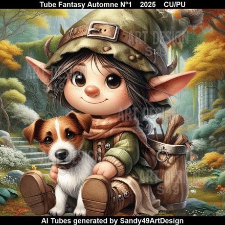 Tube Fantasy Automne N°1    2025