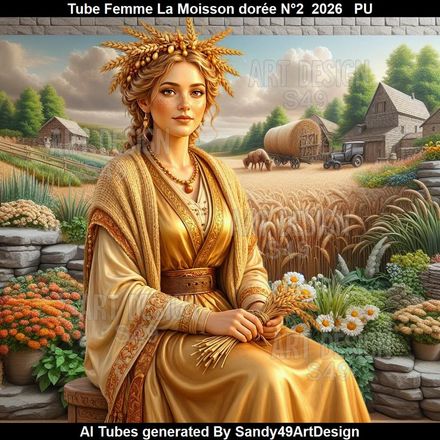Tube Femme La Moisson dorée N°2  2026