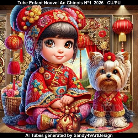Tube Enfant Nouvel An Chinois N°1  2026