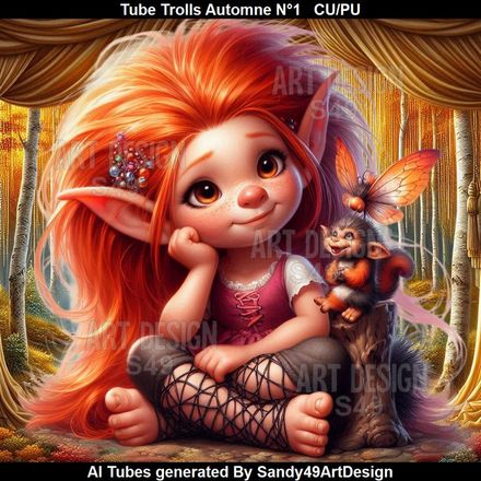 Tube Trolls Automne N°1