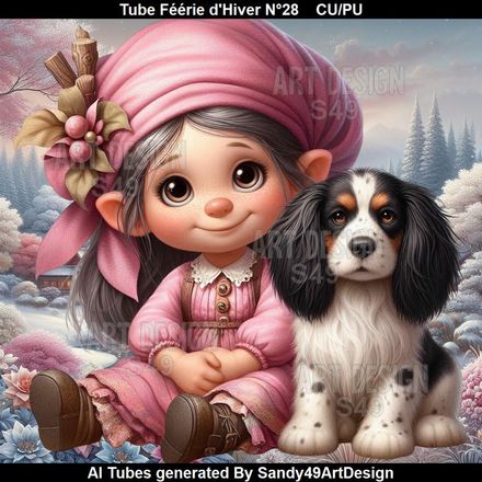 Tube Féérie d'hiver N°28