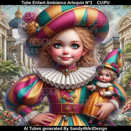 Tube Enfant Ambiance Arlequin N°3