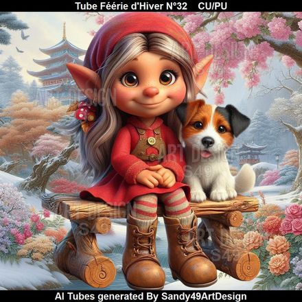 Tube Féérie d'Hiver N°32