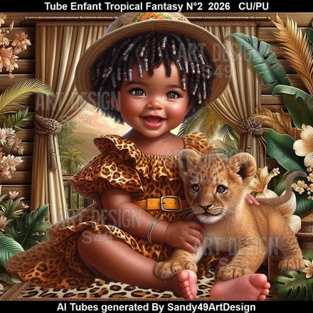 Tube Enfant Tropical Fantasy N°2  2026