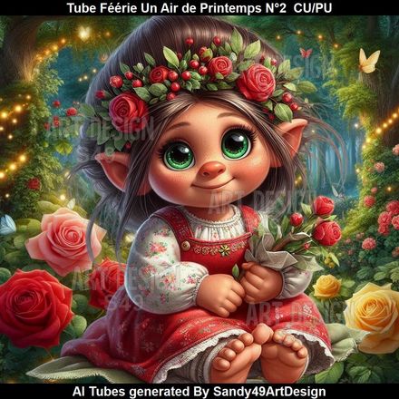 Tube Féérie Un Air de Printemps N°2  2026