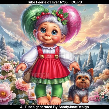 Tube Féérie d'Hiver N°33