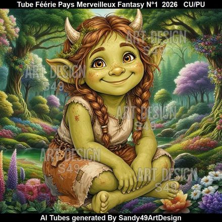 Tube Féérie Pays Merveilleux Fantasy N°1  2026