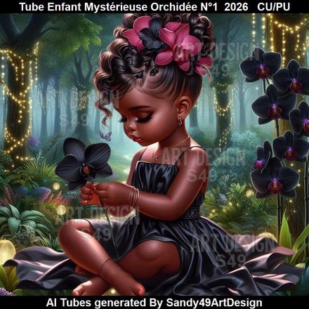Tube Enfant Mystérieuse Orchidée N°1  2026
