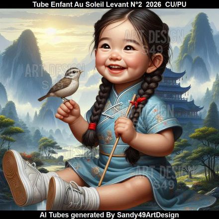 Tube Enfant Au Soleil Levant N°2  2026
